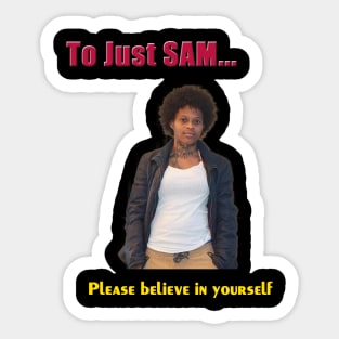 Just Sam Sticker